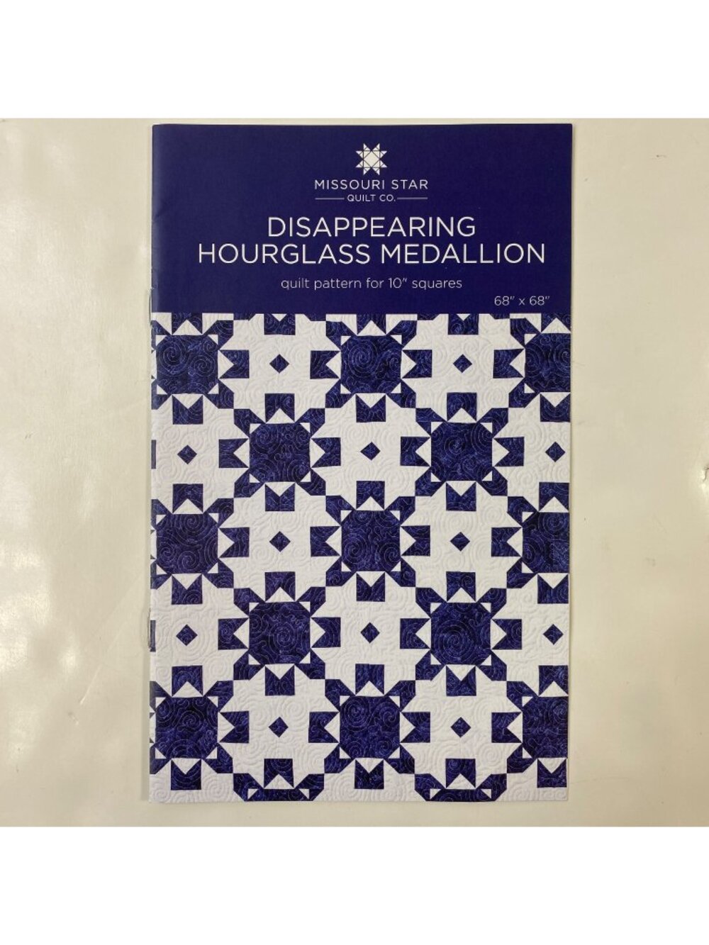 Missouri Star Quilt Co Disappearing Hourglass Medallion Quilt Pattern 10" Square